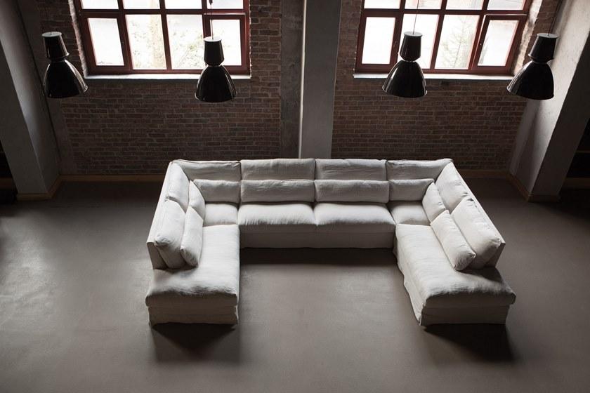 Sits 5-местный модульный угловой диван в ткани Sara sun-id-1464751 - Вид №2