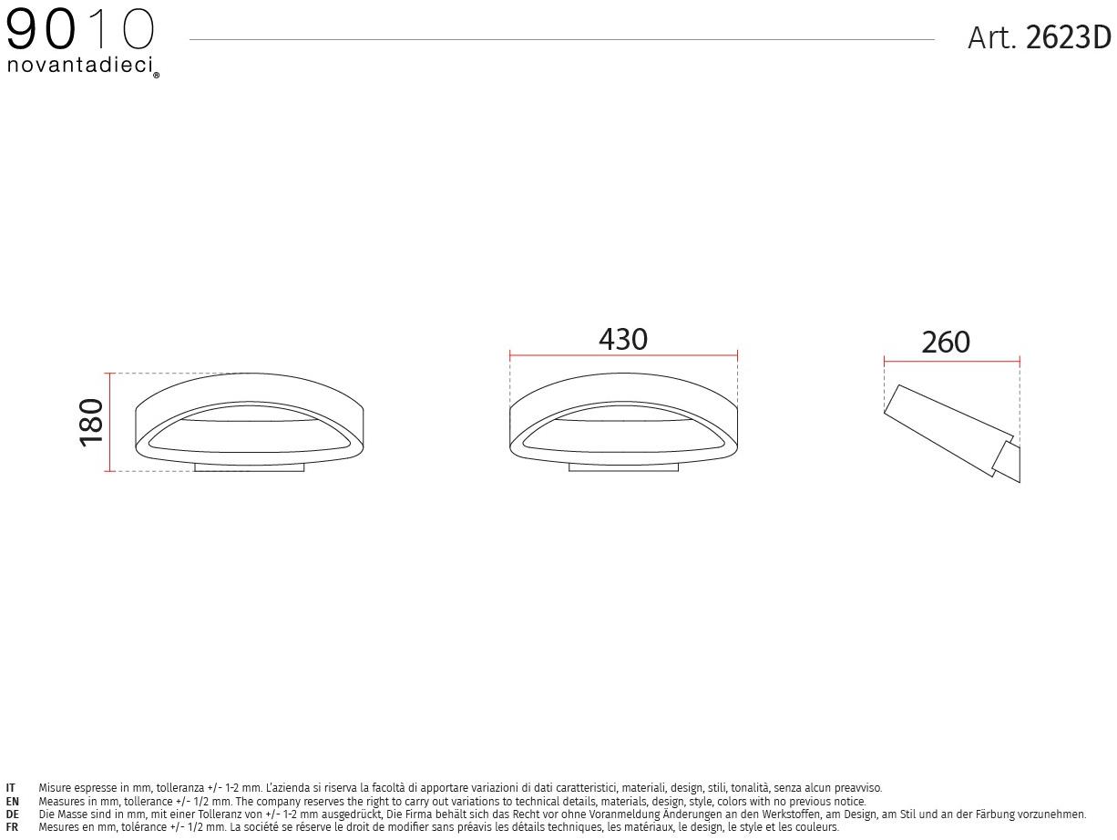 9010 novantadieci Аппликация светодиода из cristaly®  2623d  - Вид №1