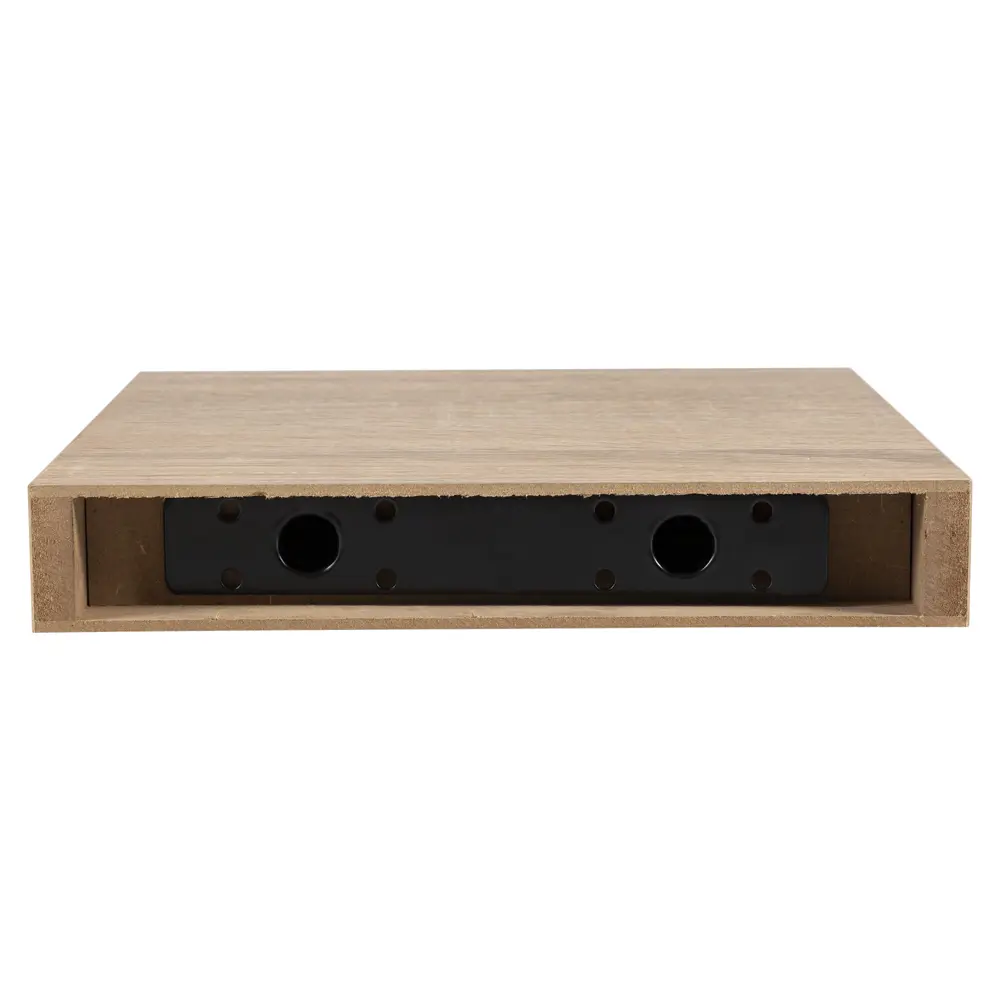 Настенная полка KONSENSA 23x23.5 см со скрытым креплением МДФ цвет ду 89425855 STLM-2074936  - Вид №5