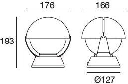 Stilnovo Настольная лампа из металла sun-id-1390383 - Вид №9