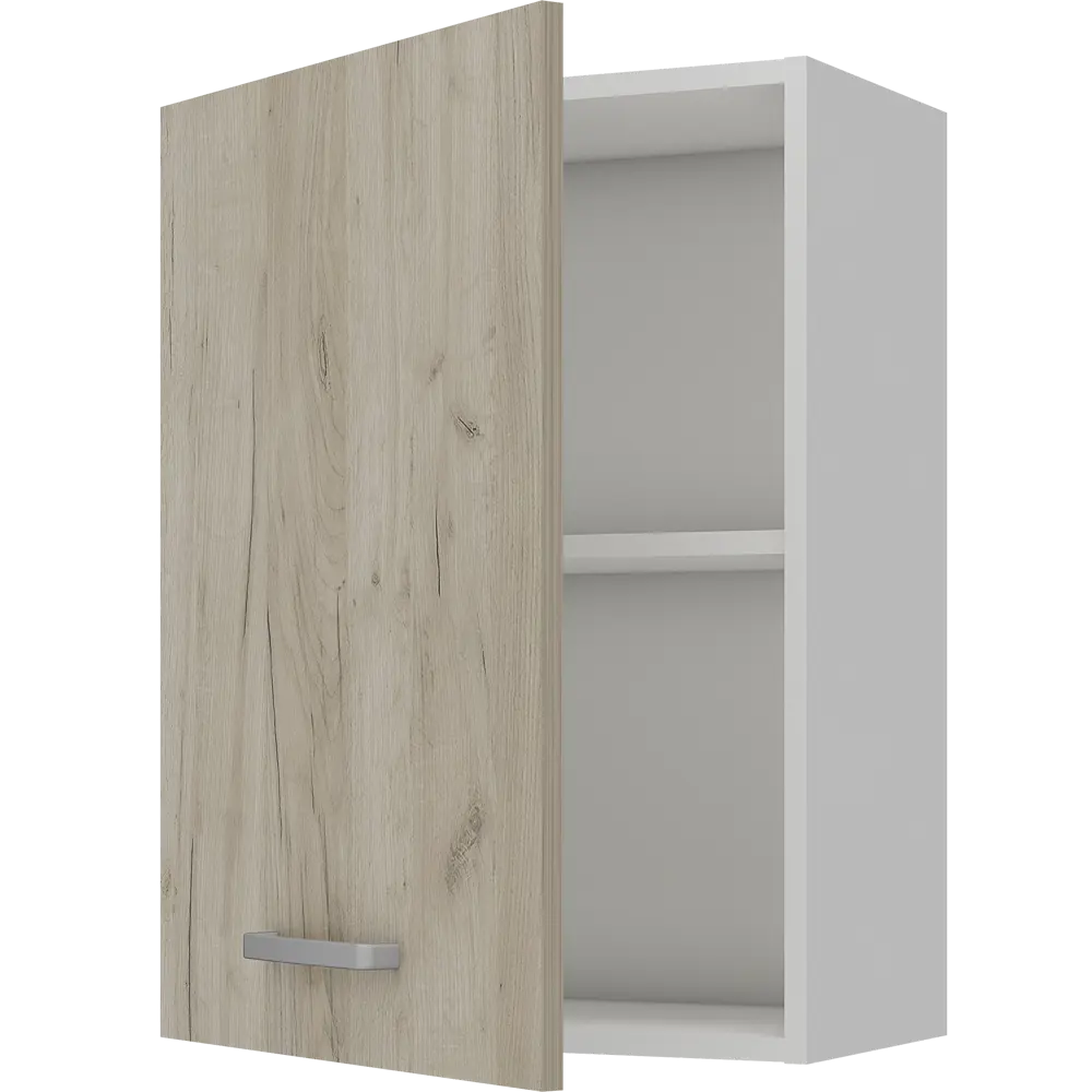 Навесной кухонный шкаф Дейма с элегантной фрезеровкой, коричневый 86720909 Santreyd STLM-1580084 - Вид №2