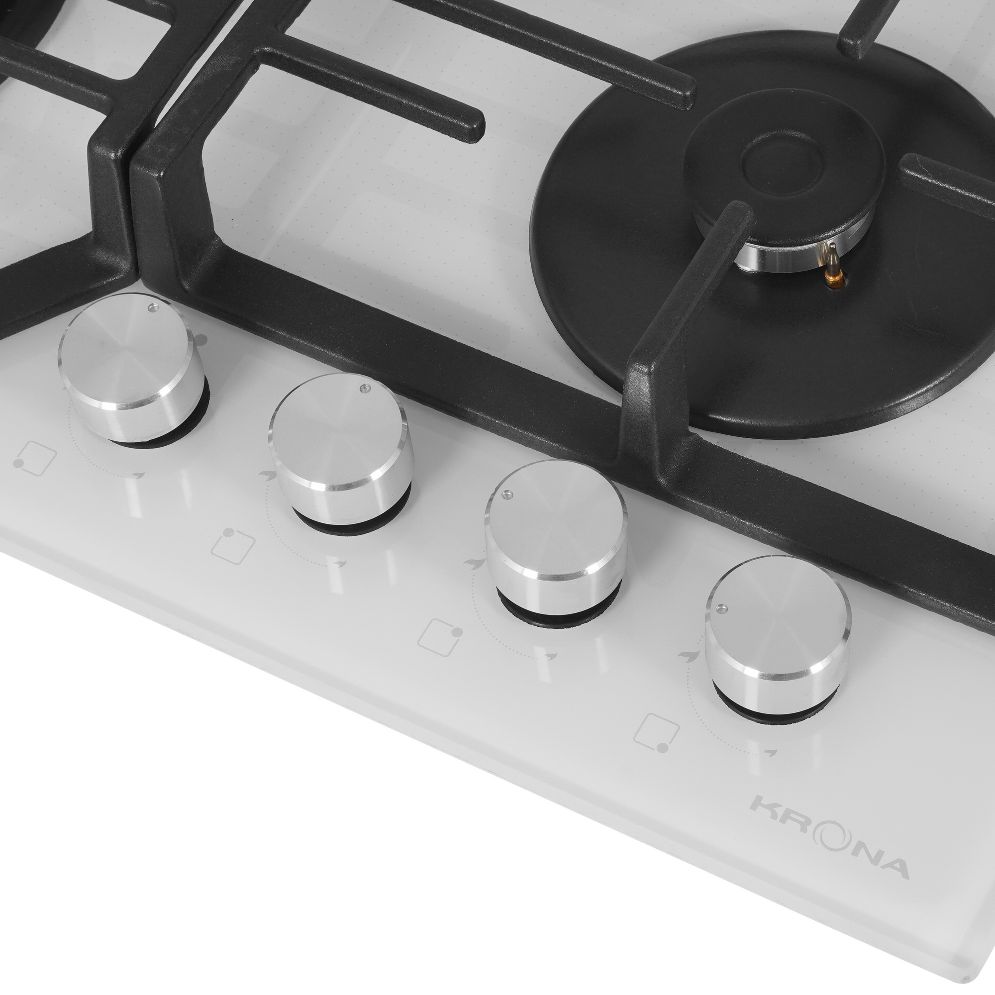 5351013 Газовая варочная поверхность KRONA ARDENTE 60 WH KRONA1 STDN-0022559 - Вид №2