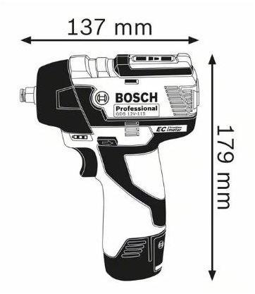 BOSCH PROFESSIONAL Аккумуляторный ударный гайковерт Compact duty sun-id-1364437 - Вид №1