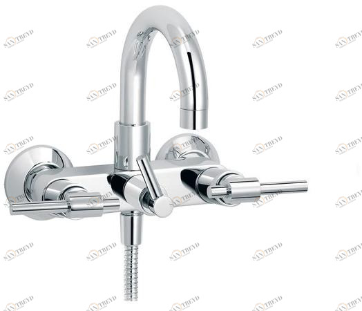 rvb Смеситель для ванны настенный на 2 отверстия Dynamic 4027.11.68