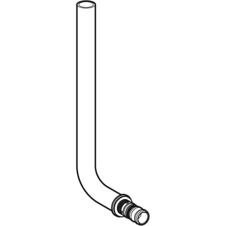 612.249.22.5 Подводка к радиатору Geberit Mepla 90° Geberit  - Вид №1