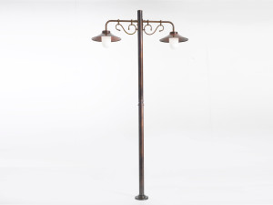 Латунный и медный светодиодный уличный фонарь для сада