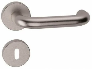 Reguitti Антибактериальная ручка из нержавеющей стали на розетке с накладкой Stoccolma Al15mrl52315s