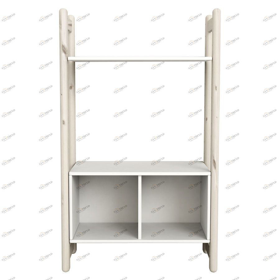 Гарнитур Midi A, 1 полка и 1 книжный шкаф, белый, искусственно состаренный Flexa 812650190