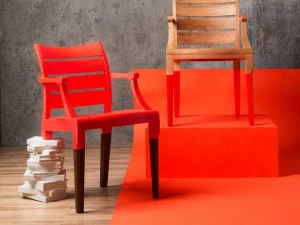 Cider Edition Деревянный стул с подлокотниками Numéro