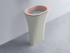 AMLA65-CP+AMPILO-PL+AMCOLO-PM Раковина Amedeo Ovale отдельностоящая cielo Enjoy + Amedeo