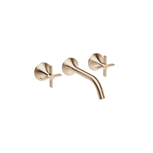 VAIA Смеситель для раковины настенный без донного клапана - Brushed Champagne (22-каратное золото) 36712809-46