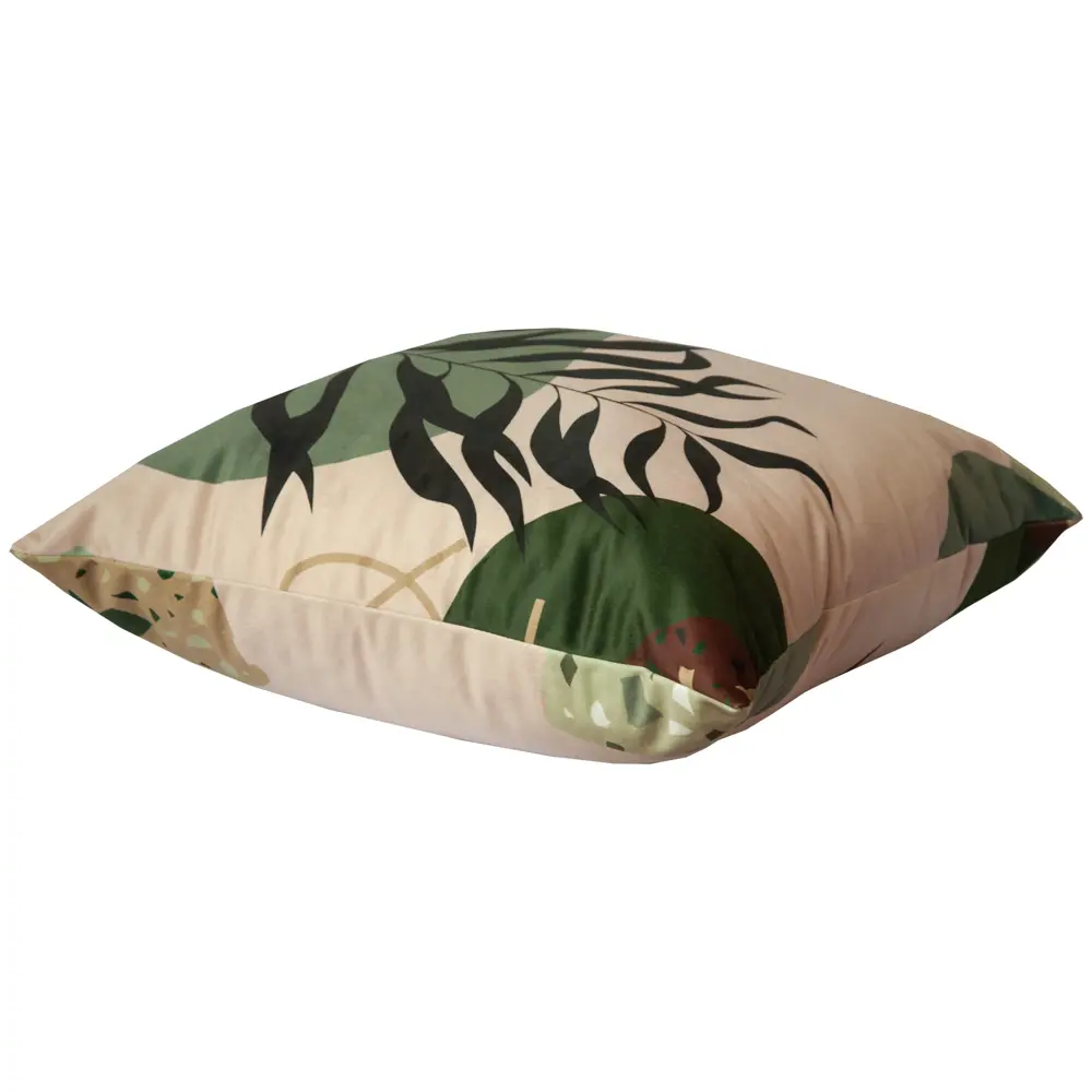 SEASONS Подушка декоративная Лист 45×45 см зеленая для интерьера 88947995 STLM-1069265 - Вид №1