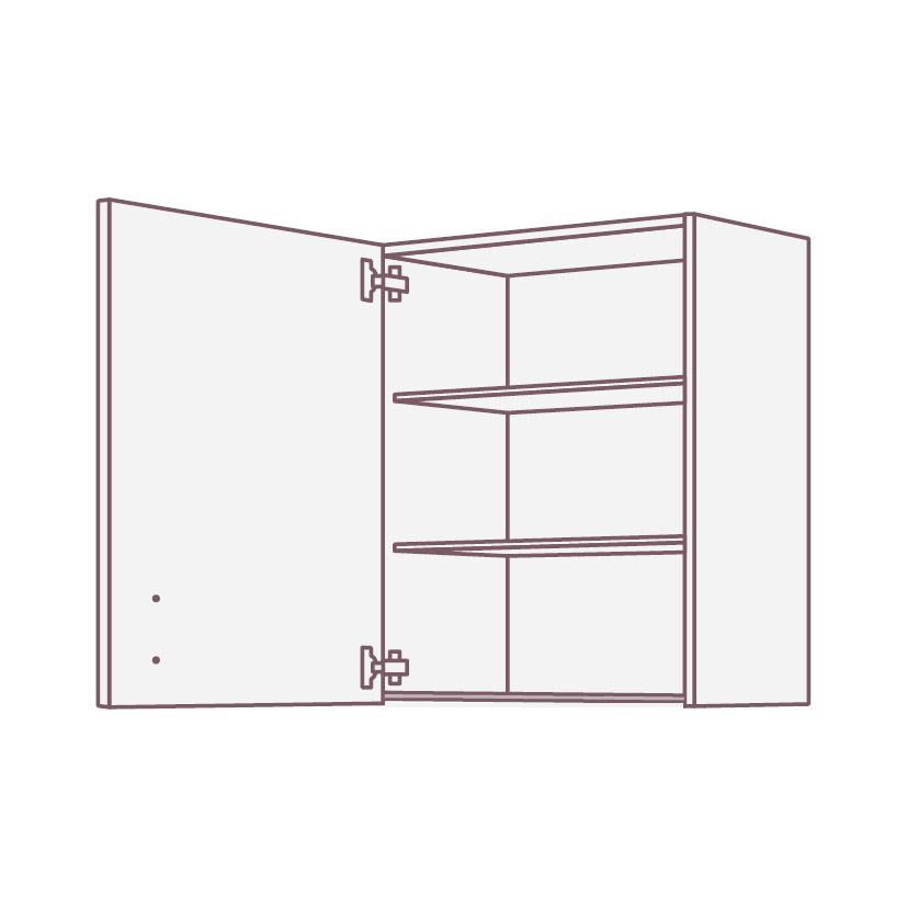Шкафы навесные  EVG1D SIDAK SIST3523-9428