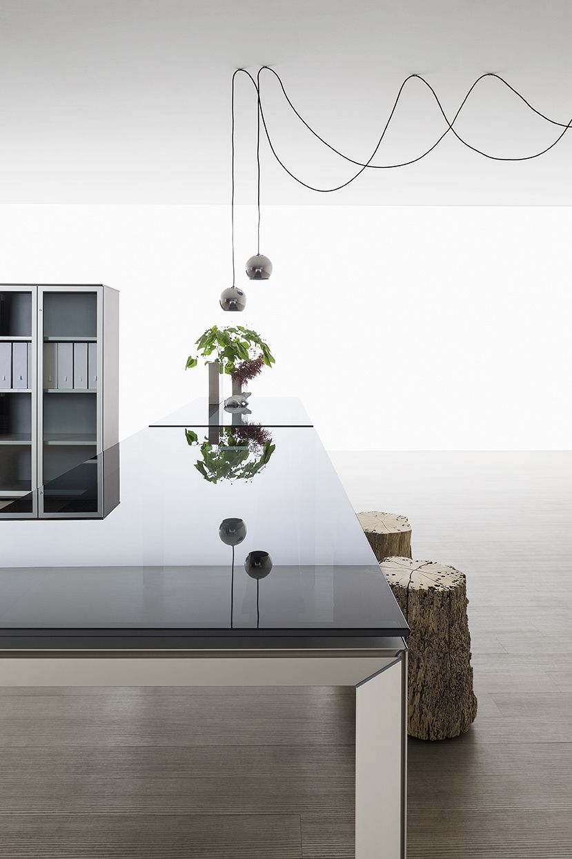 Прямоугольный стеклянный стол Citterio ARCH-00077085 - Вид №1