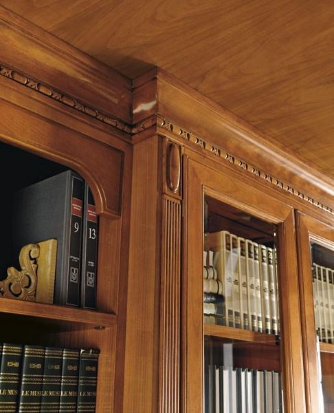 Martini Interiors Настенный книжный шкаф из вишневого дерева на заказ Torino sun-id-1382526 - Вид №3