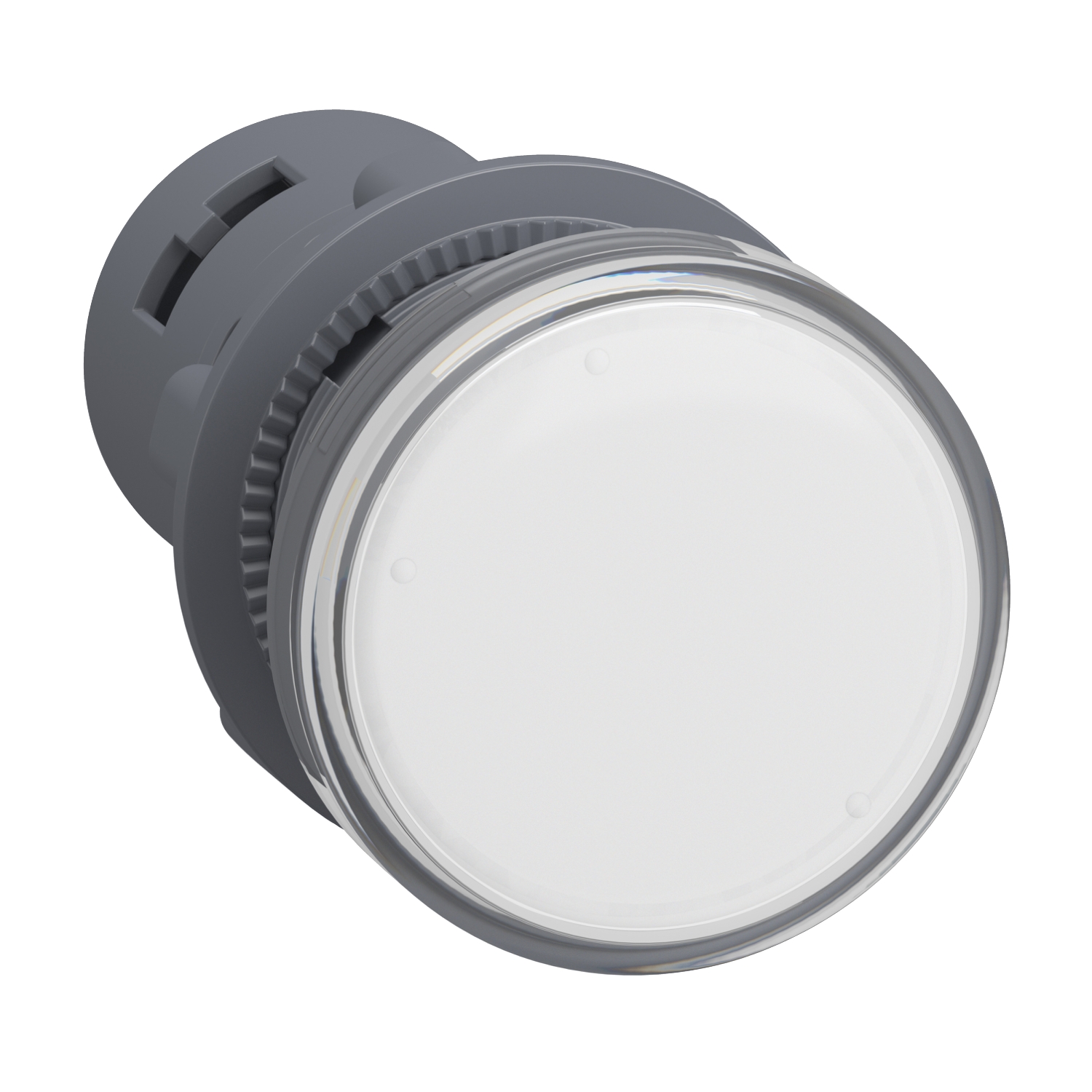 XA2EVQ1LC Сигнальная лампа, круглая, для отверстий Ø 22 мм, белая, LED, ~380 В, винтовые клеммы Schneider Electric Easy Harmony XA2 