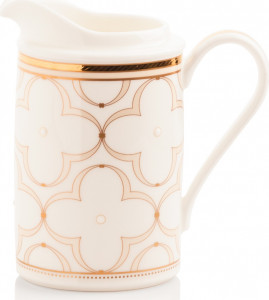 10628668 Noritake Молочник Noritake "Трефолио,золотой кант" 320мл Фарфор костяной