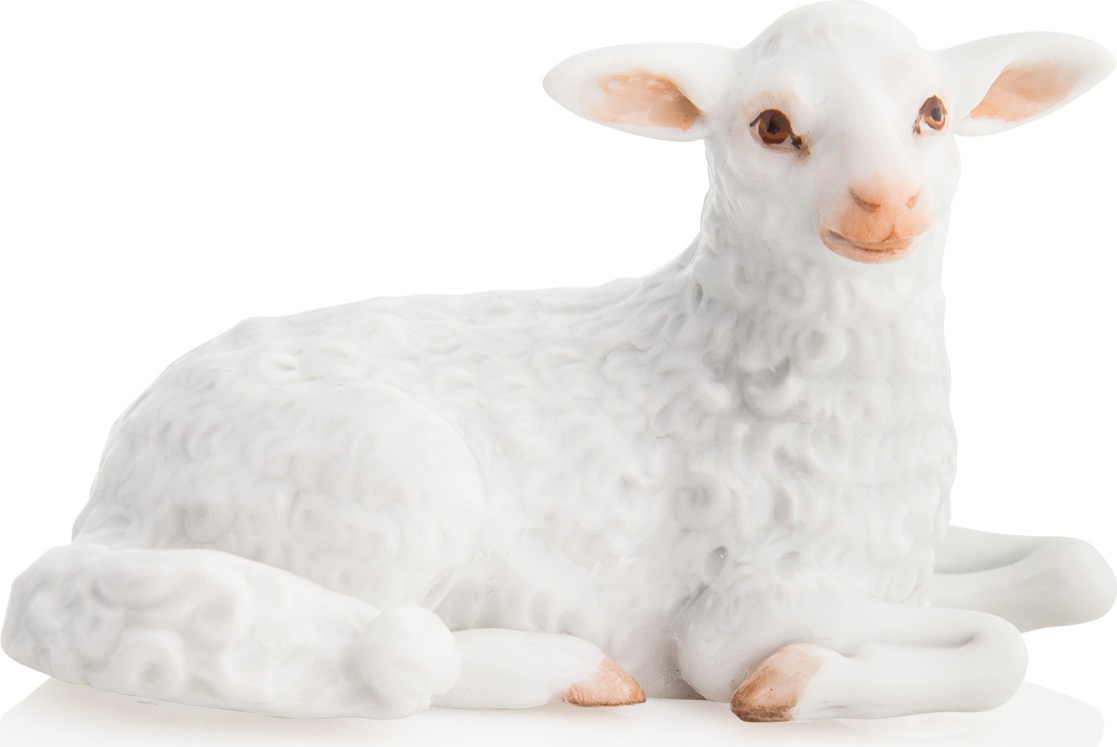 10543644 Meissen Фигурка 4см "Овца" Фарфор 