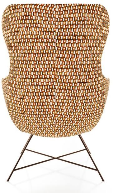Liu Jo Living Collection Кресло с подголовником с тканевой обивкой и подлокотниками Urban fan Stb - Вид №5