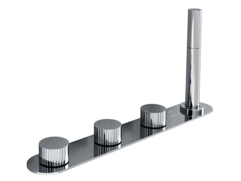 Хромированный смеситель для ванны CARIMALI QTIME MISCELATORE VASCA ARCH-00121654 - Вид №1