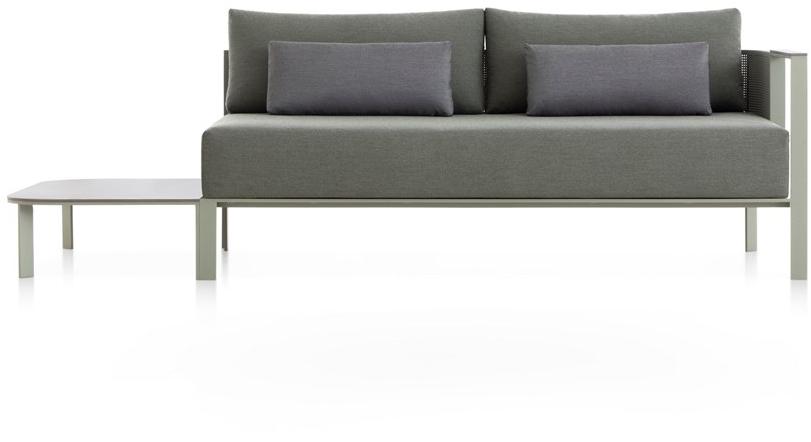 GANDIABLASCO Квадратный садовый стол из термо-лакированного алюминия Solanas sun-id-1493047 - Вид №3