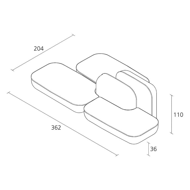 Модульный диван Alias Okome ARCH-00097194 - Вид №1