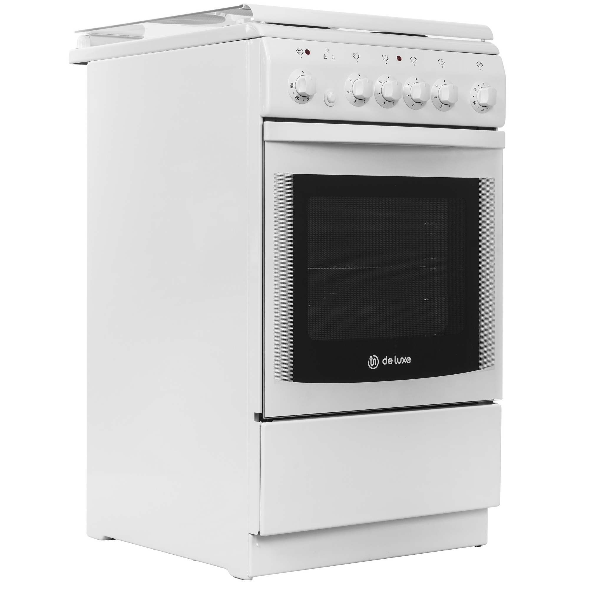 1185555 Электрическая плита De Luxe 506004.00Э (кр) белый STDN-0052632 - Вид №1