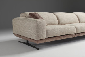 Съемный диван из ткани