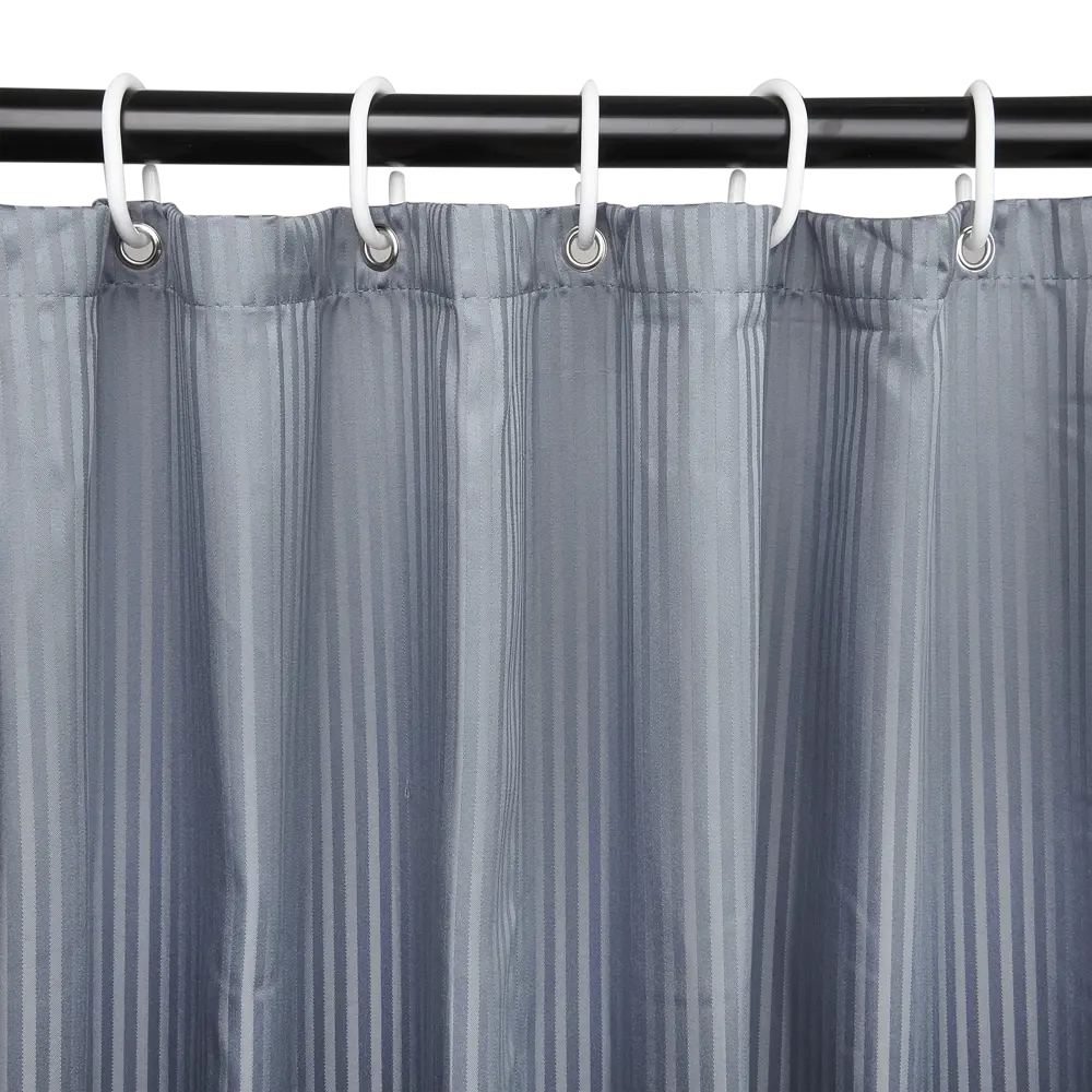 Штора для ванной Sensea Neo Stripes 180x200 см полиэстер цвет серый STLM-2022221 - Вид №3