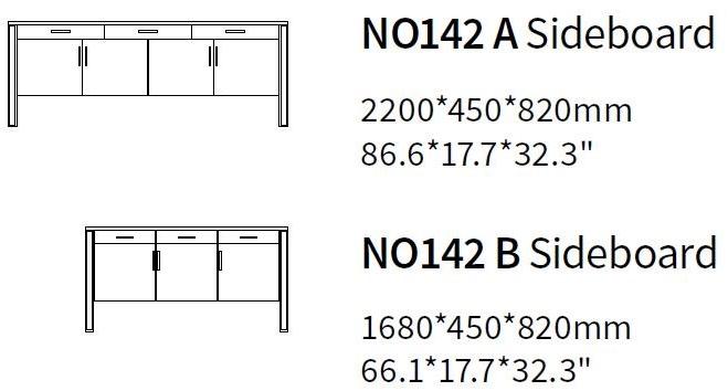 HC28 Cosmo Комод с ящиками New manhattan No142 a / no142 b - Вид №2
