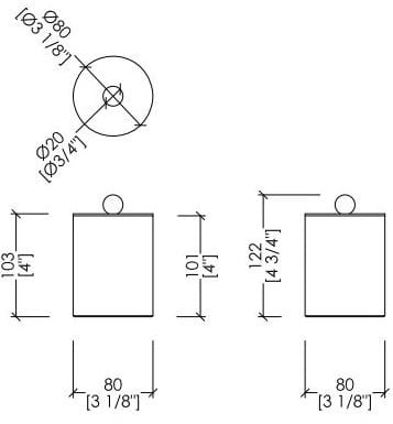 Держатель для макияжа из латуни Devon&Devon Вальс ARCH-00012322 - Вид №1