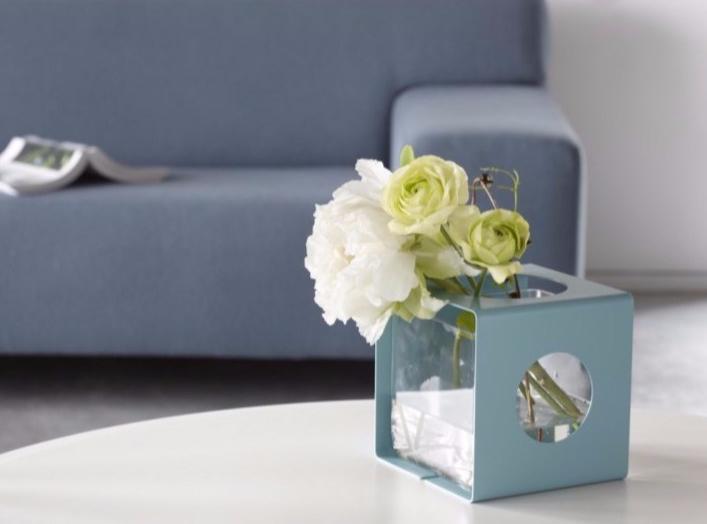 KONSTANTIN SLAWINSKI Ваза из нержавеющей стали и стекла sun-id-1390424 - Вид №3