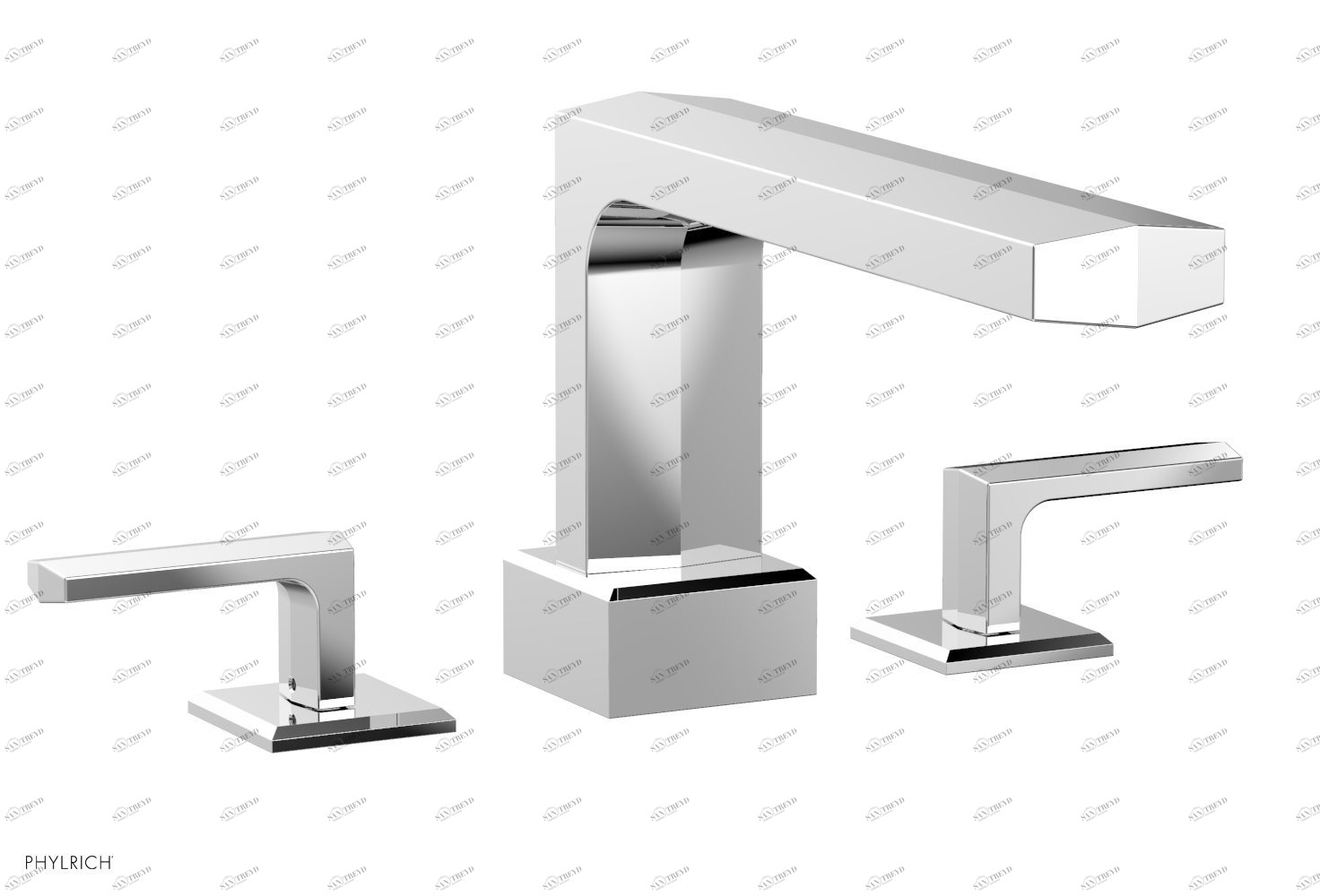 Смеситель для ванны DIAMA Phylrich  184-41-026 Хромированный 