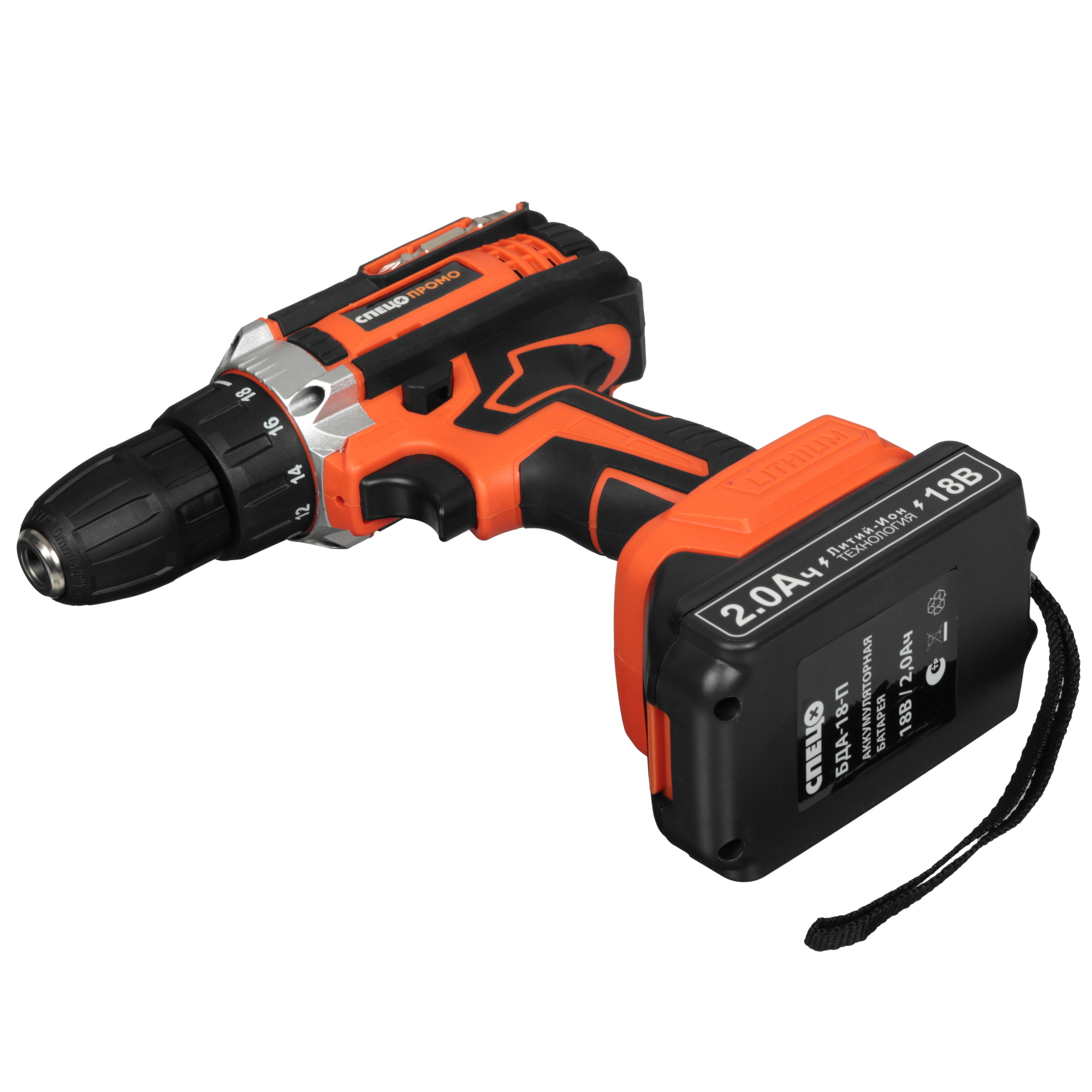 Дрель-шуруповерт СПЕЦ ПРОМО БДА-18-П 5631191 STDN-0029032 - Вид №7