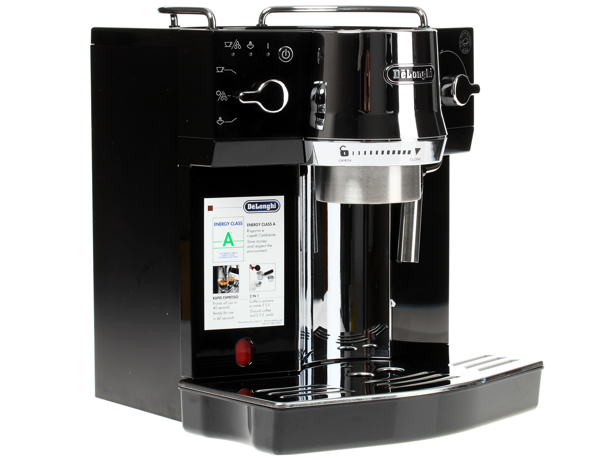 1004378 Кофеварка рожковая DeLonghi EC 820.B черный STDN-0142461