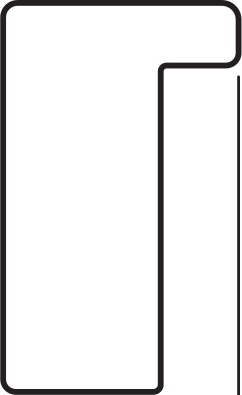 BY 7465 Зеркало в багетной раме - черный 20 mm EVOFORM Definite - Вид №4