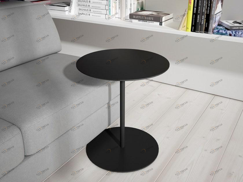 Systemtronic Круглый журнальный столик в мдф по контракту sun-id-1447975