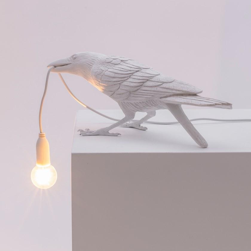 Seletti Светодиодная настольная лампа из смолы Bird lamp sun-id-1388583 - Вид №8