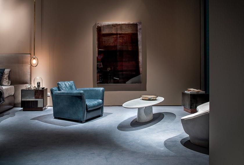 BAXTER Низкий овальный мраморный журнальный столик sun-id-1497323 - Вид №1