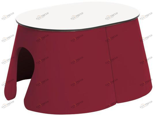 GABER Журнальный столик из технополимера Flower sun-id-1484645