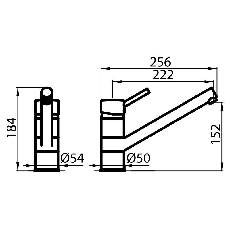 8481000 Mixer Tap Bite 8481000 Fosterspa  - Вид №1