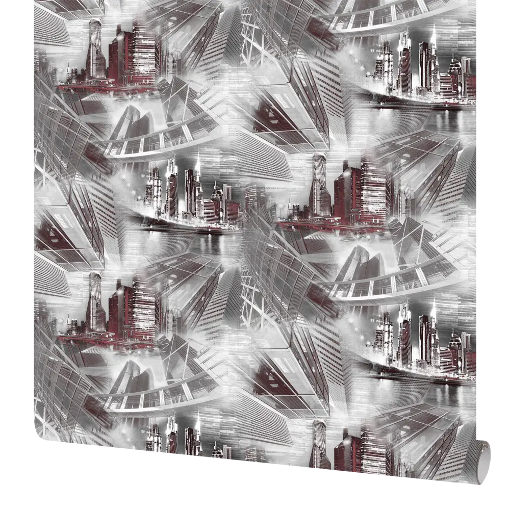 Обои флизелиновые Vog Collection Города серые 1.06 м 168353-02 STLM-2034433