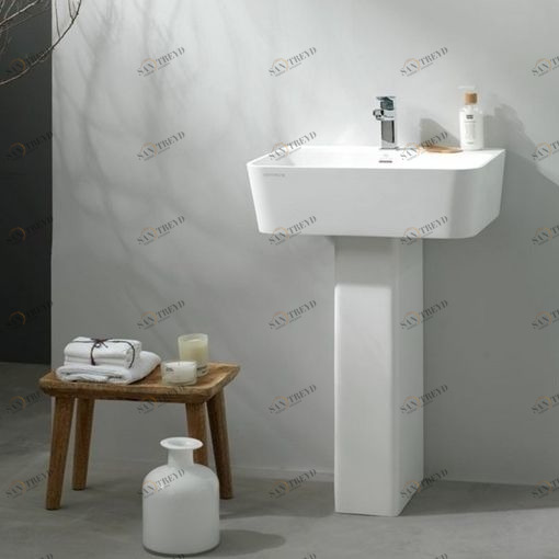 S502200007 Подвесная раковина настенная овальная SYSTEMPOOL  белая 