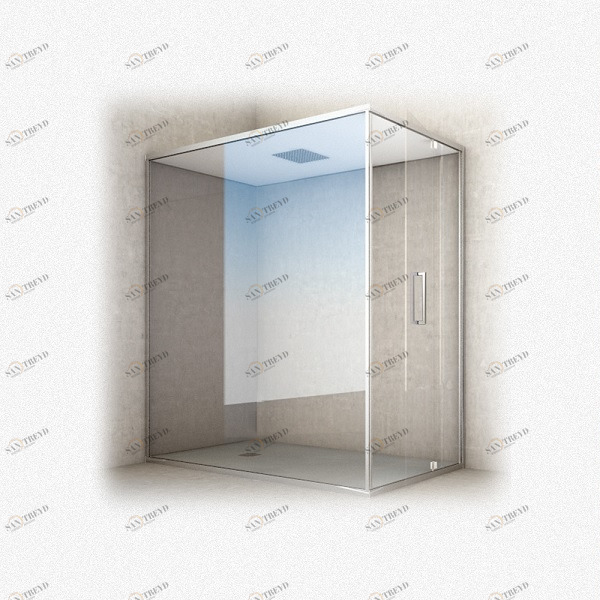 Ограждение для душа и турецкой бани Gemini 4 90х70 см 1GNA1S0 Gruppo Geromin