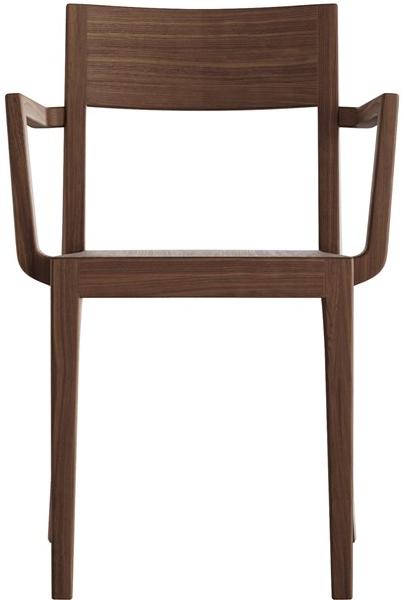 horgenglarus Штабелируемый стул из массива дерева с подлокотниками Miro 6-400a - Вид №9