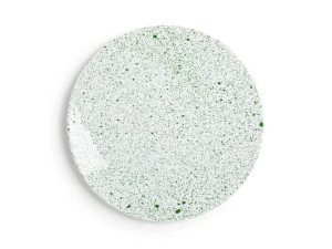 Фарфоровая плоская тарелка