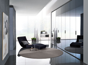 Индивидуальный зеркальный стеклянный шкаф