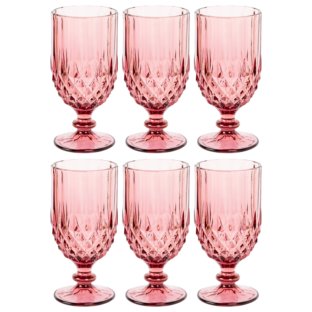 21091717 Комплект бокалов «Кинг» (6 штук, рубин) Object Desire Светский прием  - Вид №2