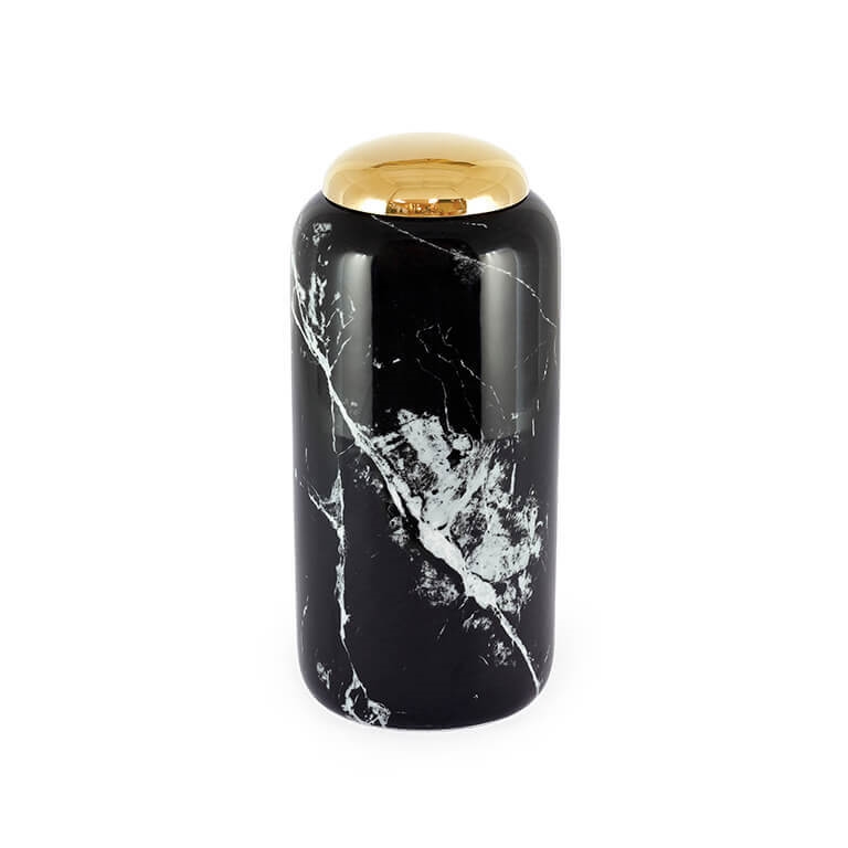 200810-93 ABHIKA КОРОБКА ПЕЧЕНЬЯ AGATA MD BLACK/GOLD 