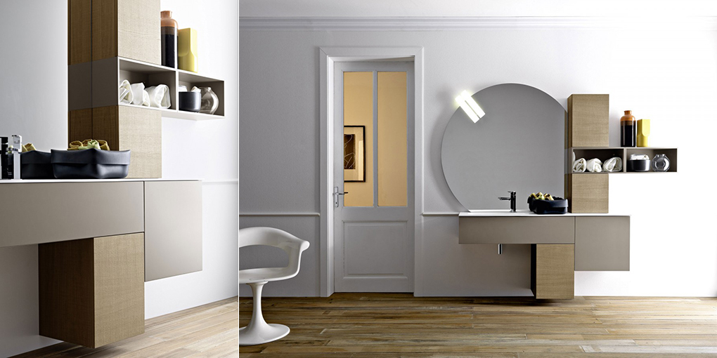 Комплект мебели для ванной Sky 103 Arbi Sky Seghettato Collection SKY103 - Вид №1